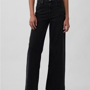 High Rise Stride Wide-Leg Jeans